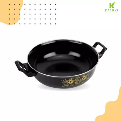 Kashvi Best Kadhai Gift Set Kadhai 26 cm diameter 3.5 L capacity(Ceramic, Non-stick, Induction Bottom)