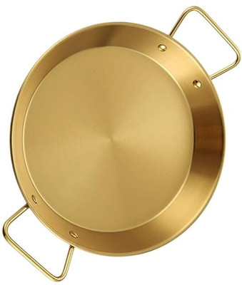HEVASNEK 26cm Stainless Steel Multi-Purpose Pan | Paella, Frying, Stir-Fry Pastosa Pan 26 cm diameter 2 L capacity(Stainless Steel, Non-stick, Induction Bottom)