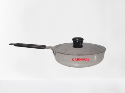 Carnival Fry Pan 20 cm diameter with Lid 1.5 L capacity(Aluminium, Induction Bottom)