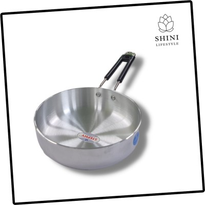 SHINI LIFESTYLE Aluminum pan, Omelet pan, fry pan, sauce pan, Fry Pan 19 cm diameter 1.5 L capacity(Aluminium)