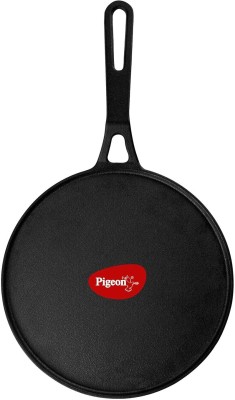 Pigeon Pre-Seasoned Cast Iron Tawa 25 cm diameter(Cast Iron, Non-stick, Induction Bottom)