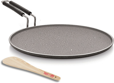 iVBOX Rio-Marble Base 300mm Multi-Purpose Tawa 30 cm diameter(Aluminium, Non-stick, Induction Bottom)