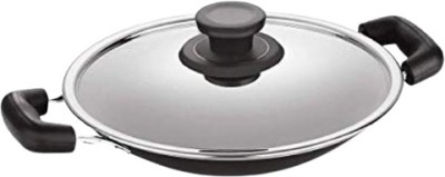 Redific Nonstick Appachetty with Glass Lid 22 cm (0.9 L) Appachatty with Lid 0.9 L capacity 22 cm diameter(Aluminium, Non-stick)