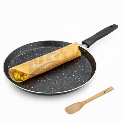 NSVL Non-Stick Dosa Tawa with Handle| Granite Finish | Pfoa Free Tawa 26.5 cm diameter(Aluminium, Non-stick)