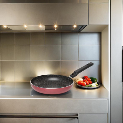 Prestige Fry Pan 26 cm diameter 2.1 L capacity(Aluminium, Non-stick, Induction Bottom)