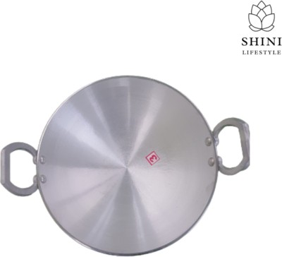 SHINI LIFESTYLE Pure Aluminium Kadhai, ROUND BOTTOM DEEP FRYING COOKING KADHAI Kadhai 27 cm diameter 2.5 L capacity(Aluminium, Non-stick)