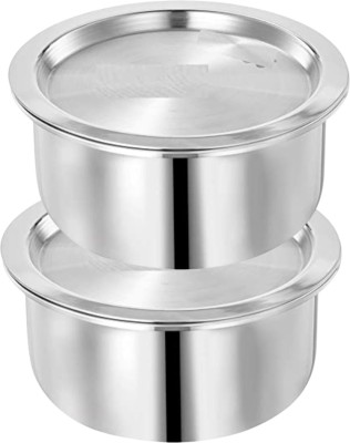 SHINI LIFESTYLE Aluminium Bhagona, Patila, Tope, Pateli, Tope Milk Pot 23cm Pot 23 cm diameter 4 L capacity with Lid(Aluminium)