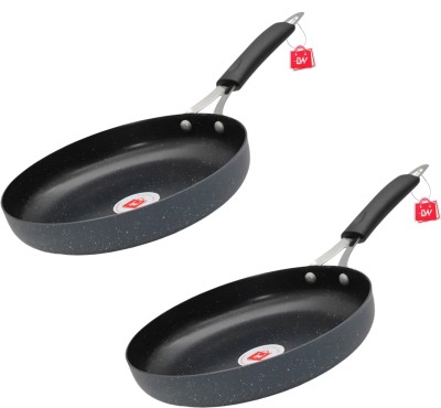 LAZYwindow Superior Quality Nonstick Iron Fry Pan 22 cm diameter 1 L capacity(Iron, Non-stick, Induction Bottom)