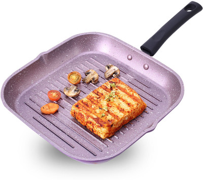 WONDERCHEF Venice Grill Pan 24 cm diameter 1.5 L capacity(Aluminium, Non-stick, Induction Bottom)
