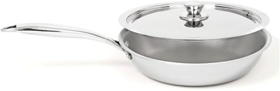 WEKTU FRYPAN Fry Pan 22 cm diameter with Lid 1.75 L capacity(Stainless Steel, Non-stick, Induction Bottom)