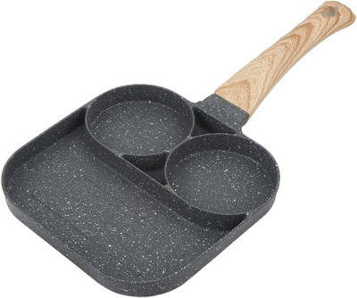 TRINGDOWN NA Pan 15 cm diameter with Lid 1 L capacity(Aluminium, Non-stick, Induction Bottom)