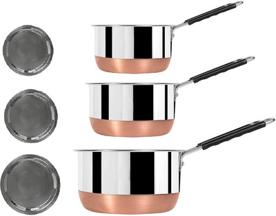NARV Pack of 6 Cook and Serve Casserole Set(1000 ml, 1500 ml, 2000 ml)