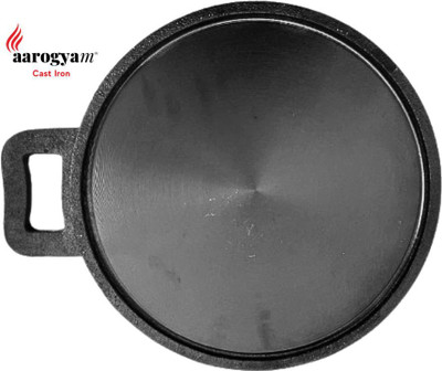 Aarogyam Cast Iron Dosa / Roti Tawa Single Handle 12 Inches. Ferrolite Series. Tawa 30 cm diameter(Cast Iron, Non-stick, Induction Bottom)