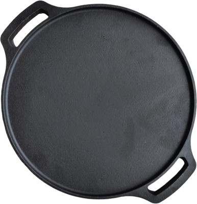 Tannu Craft Cast Iron dosa Tawa for Dosa/Chapathi/Roti | 29 cm, 2.4 kg Gas & Induction Tawa 29 cm diameter(Cast Iron, Induction Bottom)