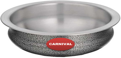 CARNIVAL Aluminium Coating Urli/Biryani Pot Without Lid Pot 20 cm diameter 1.2 L capacity(Aluminium, Induction Bottom)