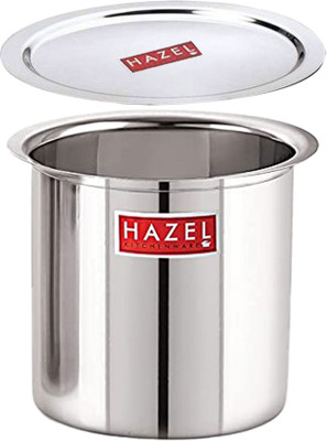 HAZEL Milk Boiling Vessel Gunj for Kitchen Tope Set with Lid 2.2 L capacity 18 cm diameter(Stainless Steel)