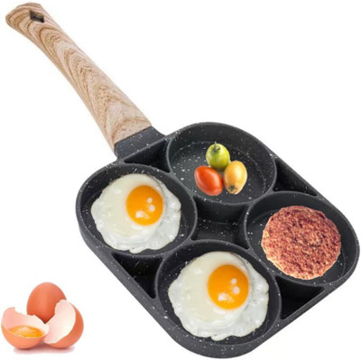heet 4 in 1 Frying pan Fry Pan 34 cm diameter 0.005 L capacity(Aluminium, Non-stick, Induction Bottom)