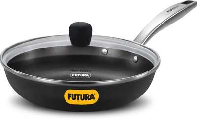 Hawkins Futura Ironman Slim Cast Iron Frying Pan (IMF22G) Fry Pan 22 cm diameter with Lid 1 L capacity(Cast Iron, Induction Bottom)