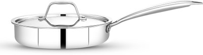Maxima Maxima Saute pan 24 cm diameter with Lid 2.3 L capacity Saute Pan 24 cm diameter with Lid 2.3 L capacity(Triply, Induction Bottom)