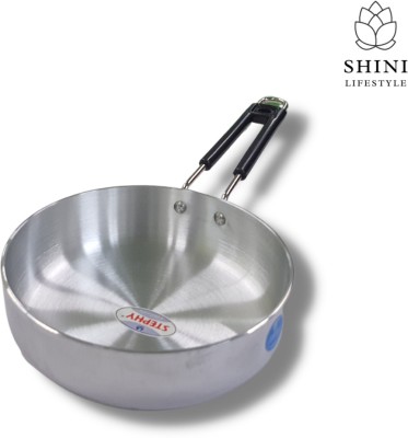 SHINI LIFESTYLE Aluminum pan, Omelet pan, fry pan, frying pan, sauce pan 21cm, 2L Fry Pan 21 cm diameter 2 L capacity(Aluminium)