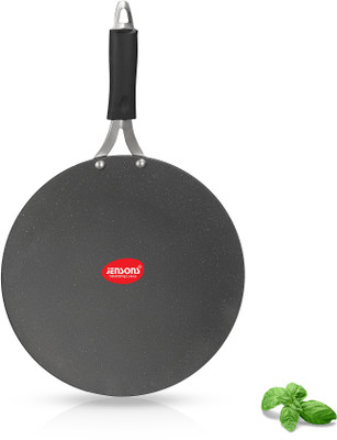 Jensons Pro Wellness Iron Non stick Concave Roti Tawa Tawa 25 cm diameter(Iron, Non-stick, Induction Bottom)