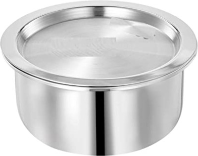 SHINI LIFESTYLE Aluminium Bhagona, Patila, Tope, Pateli, Tapeli, Cookware Tope Milk Pot 26cm Milk Pan 21 cm diameter with Lid 2 L capacity(Aluminium)