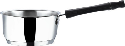 VINOD Stainless Steel Tivoli Saucepan Without Lid Sauce Pan 14 cm diameter 1.1 L capacity(Stainless Steel, Induction Bottom)