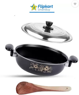 Maharajee Induction Bottom Non-Stick Coated Cookware Set(Aluminium, 3 - Piece)