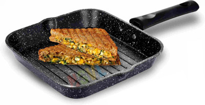 NSVL Non Stick Grill Pan 22 cm diameter 0.5 L capacity(Aluminium, Non-stick)