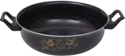 Kashvi Best Cokware Accessories for Kitchen Rivit Handle kadai/kadhai/karahi Kadhai 26 cm diameter with Lid 3.5 L capacity(Cast Iron, Non-stick, Induction Bottom)