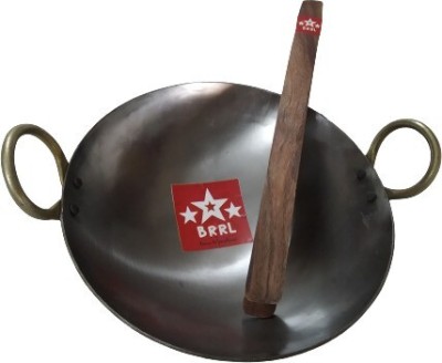 BRRL Kadhai 25 cm diameter 2 L capacity(Iron)