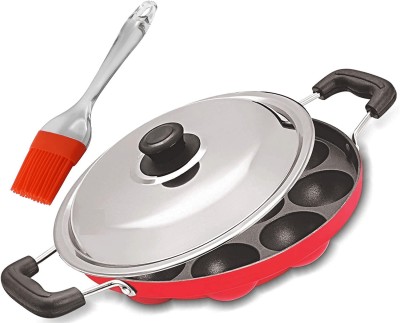 KDZONE Fry Pan 3.5 cm diameter with Lid 2 L capacity(Aluminium, Non-stick, Induction Bottom)