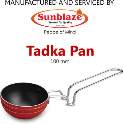 Sunblaze Tadka Pan 10 cm diameter 0.5 L capacity(Aluminium, Non-stick)