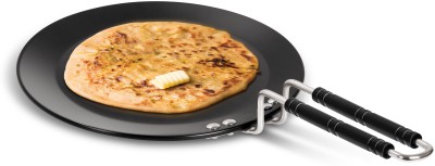 MILTON Pro cook Granito Induction Hard Anodized Aluminium Roti Tawa, 27 cm, Black Tawa 27 cm diameter(Hard Anodised, Non-stick, Induction Bottom)