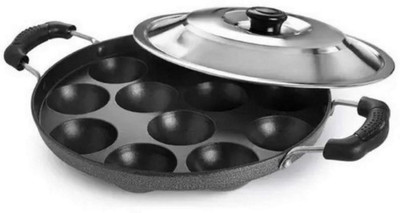 Swarambh with Lid 0.5 L capacity 22.5 cm diameter(Aluminium, Non-stick)