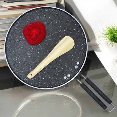 Zen Zen 30 cm Dosa Tawa - 4 mm Thickness, Induction Compatible, Non-Stick Tawa 30 cm diameter(Aluminium, Non-stick)