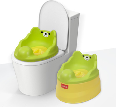 LuvLap Adaptable 2 in 1 Potty Training Seat for 1+Yr child with Detachable Potty Bowl Potty Seat(Yellow & Green) LuvLap Adaptable 2 in 1 Potty Training Seat for 1+Yr child with Detachable Potty Bowl Potty Seat(Yellow & Green)