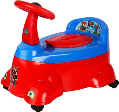 Sukhson India Rock & Roll Car Designed Baby Potty, Baby Potty Training Seat,Use for Baby Potty Seat(Red)