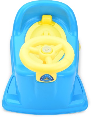 STROMMI Car Style Potty Seat for Toddlers - Removable Tray, Closing Lid Potty Seat(Blue)