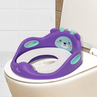 R for Rabbit Minimo Teddy Potty Seat for Baby with Anti Slip Pads Designed for Universal Fit Potty Seat(Purple Green)