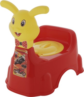 Sukhson India Rabbit Baby Potty Training Chair for Kids-Infant|Potty seat with Removable Tray Potty Seat(Red)