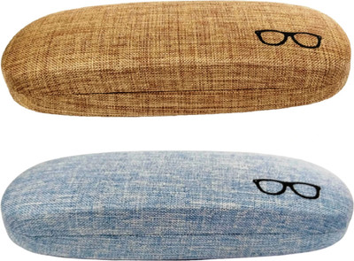 OKU PU Linen Leather sunglasses (Orange_Sky) Case/Cover (Pack 2) Pouch Pouch(Pack of 2)