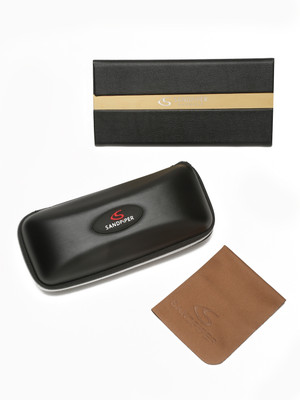 Sandpiper Classic Elegant Eyeglasses Sunglass Case box for Unisex Eyeglasses Case Pouch