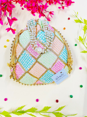 Radha's Mirror Work Potli Bag Potli