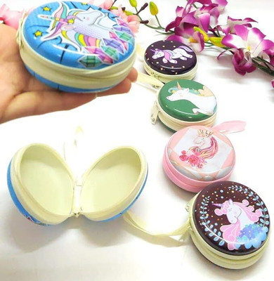 Tera13 Return Gifts for Kids Coin Pouch Unicorn Coin Box for Girls Your Loose Change Coin Purse(Pack of 5)