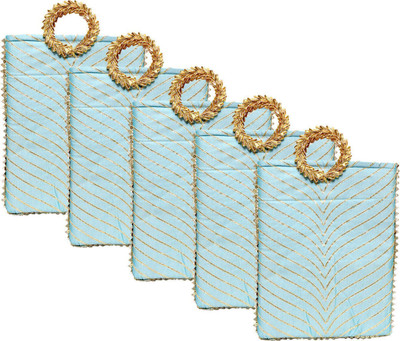 Dulhan Enterprises 55GHPB8X11_SBL115 Potli(Pack of 5)