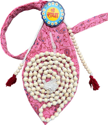 KRISHNA KUNJ Neem Japa Mala, Sakshi Mala, New Design Japa Jholi and Free Shri Radha badge Potli(Pack of 4)