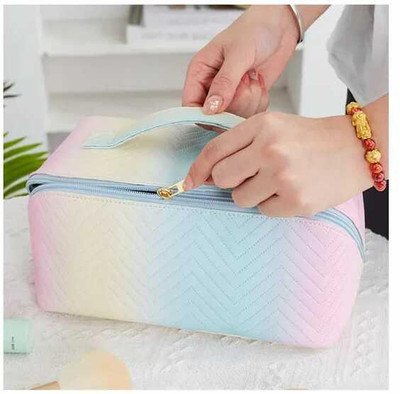 BK 10 IMPORT & EXPORT Multi color Cosmetic Pouch Cosmetic Bag