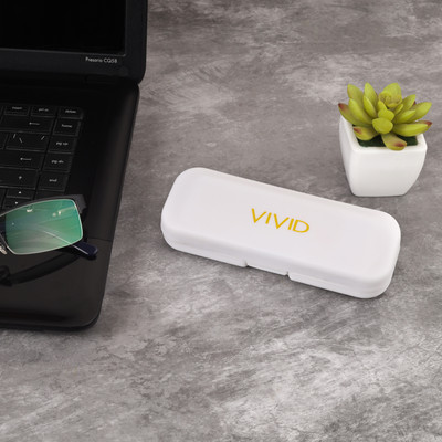 VIVID Unisex Hard Shell Protective Cover(SPECS Case-CLEANING CLOTH-SCREW Driver)3 in 1 Pouch