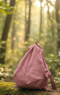 Peaceful Mantras PinkBead Bag For Chanting-Gomukhi Japa Mala Bag-Jaap Bag-Tulsi Mala Bag Potli